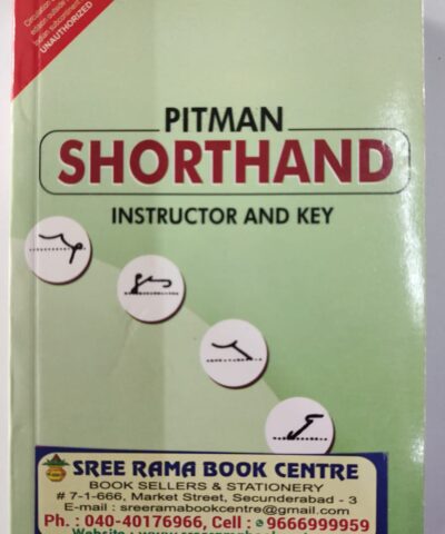 PITMAN SHORTHAND BOOK PEARSON  instructor and key