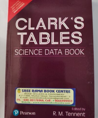 CLARKS TABLES  SCIENCE DATA BOOK PEARSON  PUBLICATION